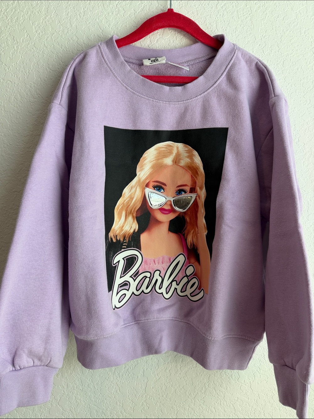 Barbie Pullover Sweatshirt with Graphic Doll Print